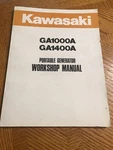 Kawasaki GA1000A GA1400A Portable Generator Workshop Manual 99924-2012A Nos. Fixed Price $24.99.
