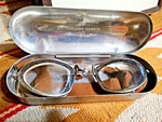 Classic Old American Optical Aviator Goggles Original Case Adjustable. Fixed Price $189.99.