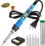 Soldering Iron Kit, 80W 110V Lcd Digital Pen With Ceramic Heater,. Fixed Price $14.13.