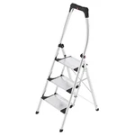 Hailo K95 Livingstep 3-STEP Ladder Aluminum, Safety Rail Silver/black. Fixed Price $213.09.