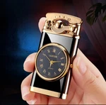 Clock Cigar Lighter Watch With Double Torch Blue Flame Led Gifts For Men. Fixed Price $14.99.