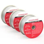 Flux Core Gasless Mig Wire, Mild STEEL-E71TGS .030" 0.8MM-2 Lbs Spool (3 Rolls). Fixed Price $30.99.