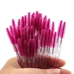New 5/25/50PCS Wholesale Crystal Eyelashes Applicator Brushes Plas. Fixed Price $6.67.