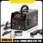 Semi-automatic Welding Machine 3IN1 Mma/gasless Mig/lift Tig Inverter Welder. Fixed Price $249.38.