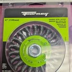 Forney 4 In Twisted Wire Wheel Brush Steel 5/8 Arbor Hole 72759. Fixed Price $13.36.