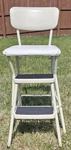 Vintage Cosco Step Stool Chair Folding Kitchen Ladder Seat Usa 2003 Retro Good. Fixed Price $75.00.