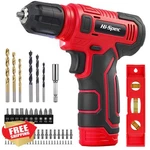 Hi-spec 8V Usb Power Drill Driver Cordless Rechargeable Red. Fixed Price $44.99.
