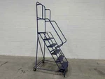 Louisville SW2406 6-STEP Steel Rolling Staircase Ladder. Fixed Price $350.00.