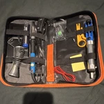 Anbes Corded Iron Kit, Stand, Multiple Tips, Desoldering Pump. Fixed Price $39.99.