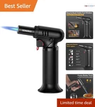 Butane Torch Lighter Refillable Adjustable Flame Visible Fuel Window For Weld.... Fixed Price $29.98.