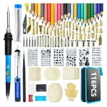 Professional Wood Burning Pyrography Pen Tool Kit 60W 110V Craft Soldering Iron. Fixed Price $31.98.