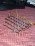 Sears Craftsman Usa V 5 Piece Metric Offset Box End Wrench Rare Sizes 12 Pt. Fixed Price $71.17.