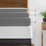 Lucid 2, 3, In Bamboo Charcoal Memory Foam Mattress Topper, Expand 48 Hours. Fixed Price $169.99.