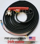 P80 Plasma Cutter Pilot Arc Torch Fits Simadre 2-PIN Wheel 80SP &avortec XC100. Fixed Price $199.00.