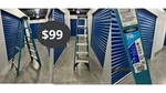 Werner FS100 Fiberglass Multi Purpose Step Ladder - 6FT. Fixed Price $99.00.