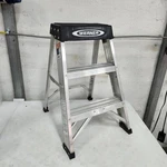 Werner 2 Ft. Aluminum Step Ladder (8 Reach Height) 300LBS Load Capacity Usa. Fixed Price $79.99.