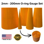 O-ring Sizing Cone Measuring Tool Gauge Set 2MM 200MM Orange. Fixed Price $98.83.