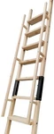 Glab Handle Knotty Pine Wood Ladder,fit Fd Black Track Library Sliding Hardware. Fixed Price $410.00.
