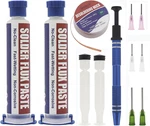 No-clean Flux Paste, Wick & Electronic Small Parts Pickup Kit, Soldering. Fixed Price $18.09.