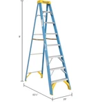 Werner Fiberglass Step Ladder Type I, 250 Lbs Load Capacity, 8 Ft. Fixed Price $139.99.