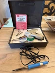 Vintage Sears Craftsman Soldering Gun Kit Case Iron Flux Tested Works. Fixed Price $49.99.