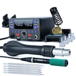 Wep 902D-IV 2-IN-1 75W T12 Soldering Station + 700W Hot Air Rework Led Digital. Fixed Price $179.99.