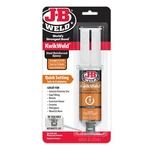 J-b 50176 Kwikweld Steel Reinforced Epoxy Syringe Dark 25ML, Black. Fixed Price $13.49.