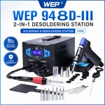 Wep 948D-III Desoldering Station 230W Vacuum Pump Digital. Fixed Price $139.00.