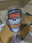 Clearmax Auto-darkening Welding Helmet Skull Flame Graphics, Solar Powered. Fixed Price $60.00.