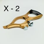 Lot Of 2 Tweco Copper Ground Clamp 300AMP- GC-300. Fixed Price $79.95.