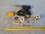 Vtg Craftsman Soldering Gun & Supplies Instant Heating 135W 120V Made Usa. Fixed Price $24.95.