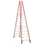 Louisville FM1416HD Ft Fiberglass Twin Stepladder, 375 Lb Capacity. Fixed Price $989.99.