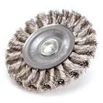 Weiler 94038 Knot Wire Wheel BRUSH,STEM,3-1/4 In. 6JXH0. Fixed Price $65.62.