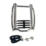 Marine City 4-STEP Telescoping Ladder 316 Stainless Steel Curved Mount For Ribs. Fixed Price $238.99.