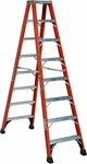 8-FOOT Fiberglass Twin Front Ladder 375 Lb Duty Rating, FM1408HD. Fixed Price $661.99.