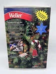 Weller Stained Glass Kit W/tools - Make 4 Christmas Ornaments New. Fixed Price $62.99.