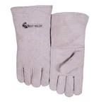 Leather Welder's Gloves, Shoulder Split Cowhide, Large, Gray Ors Nasco Best. Fixed Price $19.20.