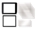 Hobart 770425 Flat Black Lens Cover Kit For X Series Helmets. Fixed Price $11.29.
