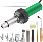 1600W Plastic Welder Kit - 100V Hot Air Welding Gun With Adjustable Temperature. Fixed Price $161.66.