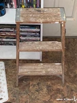 Werner Wooden 2 Foot Step Ladder Primitive Rustic Farmhouse Usa Vintage W130-4. Fixed Price $26.99.