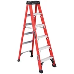 Louisville FS1406HD STEPLADDER,FIBERGLASS,6 Ft. H,375 Lb Cap 1CMR4. Fixed Price $270.26.