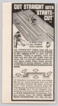 Strate-cut Cutting Guide Power Tool Aluminum 1979 Vintage Print Ad. Fixed Price $12.85.