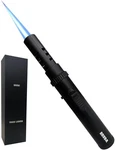 Hand Metal Butane Torch, Gas Refillable, Adjustable High Jet Flame, Blow Ligh.... Fixed Price $37.86.