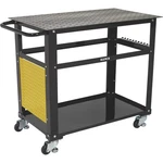 Klutch Mobile Welding Workstation With 26-PC. Metal Fit-up Kit, 40IN.L X 24IN.W. Fixed Price $349.99.