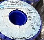 Solder Alpha Aqualine 6000 SN63/37 .020 Dia Nos 1 Pound Roll Tin Lead Alloy. Fixed Price $18.00.
