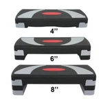 31" Aerobic Platform Exercise Stepper Workout Adjust 4"-6"-8" W/risers. Fixed Price $29.58.