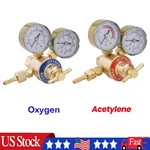Brass Oxygen & Acetylene Regulators Set For Welding Fit Victor Gas Torch Cutting. Fixed Price $29.99.
