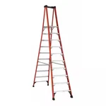 Louisville FXP1810HD 12 Ft 0.33 Fiberglass Platform Stepladder, 375 Lb. Fixed Price $615.99.