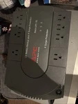 Apc ES500 BE500U 6 Outlets Uninterruptible Power Supply W/battery Cables Works. Fixed Price $32.99.