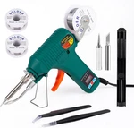 Soldering Gun Kit Iron With Adjustable Temp 180-520 C,on/off. Fixed Price $28.99.